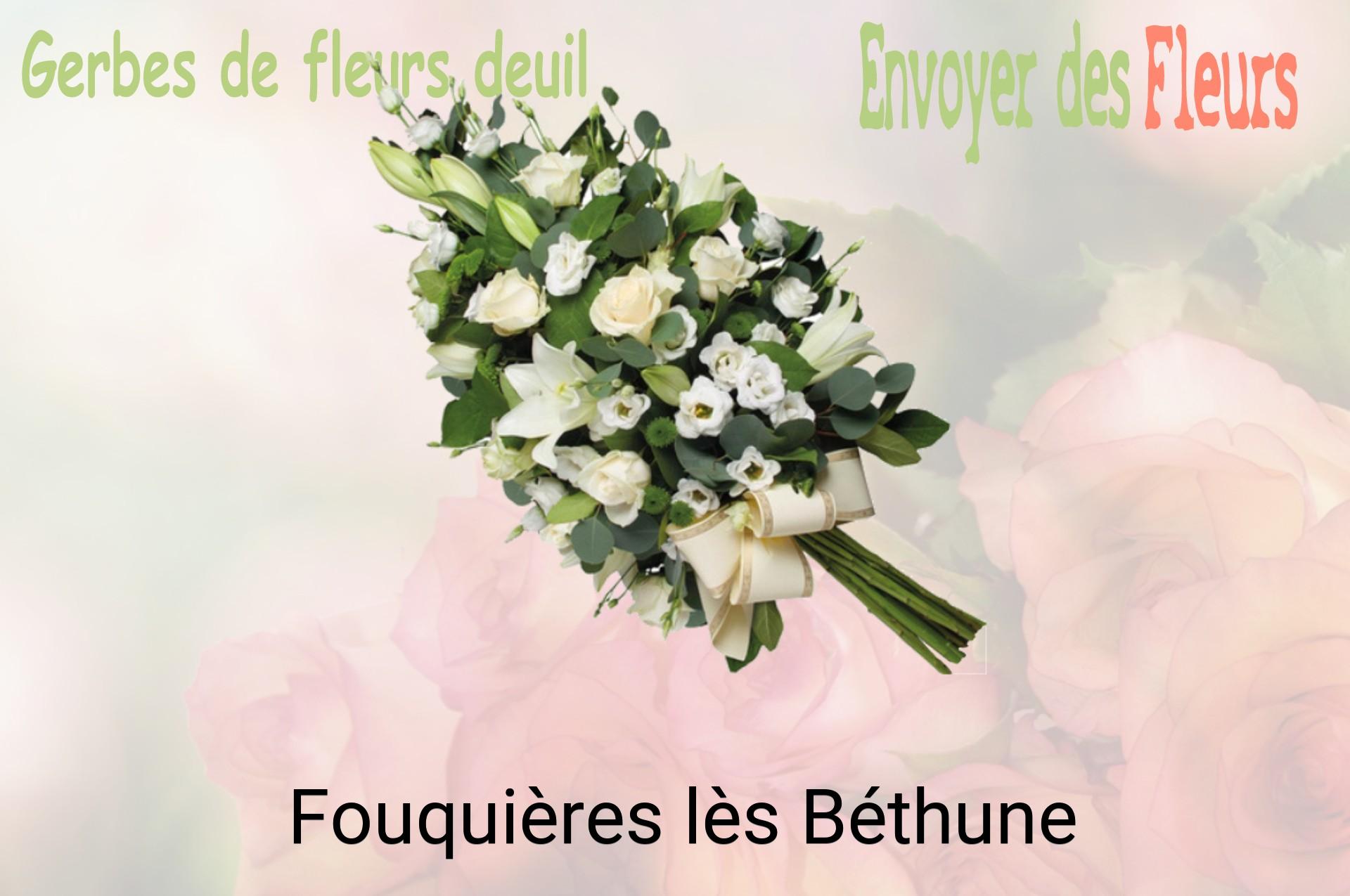 Gerbe de fleurs de deuil livrée à Fouquières-lès-Béthune